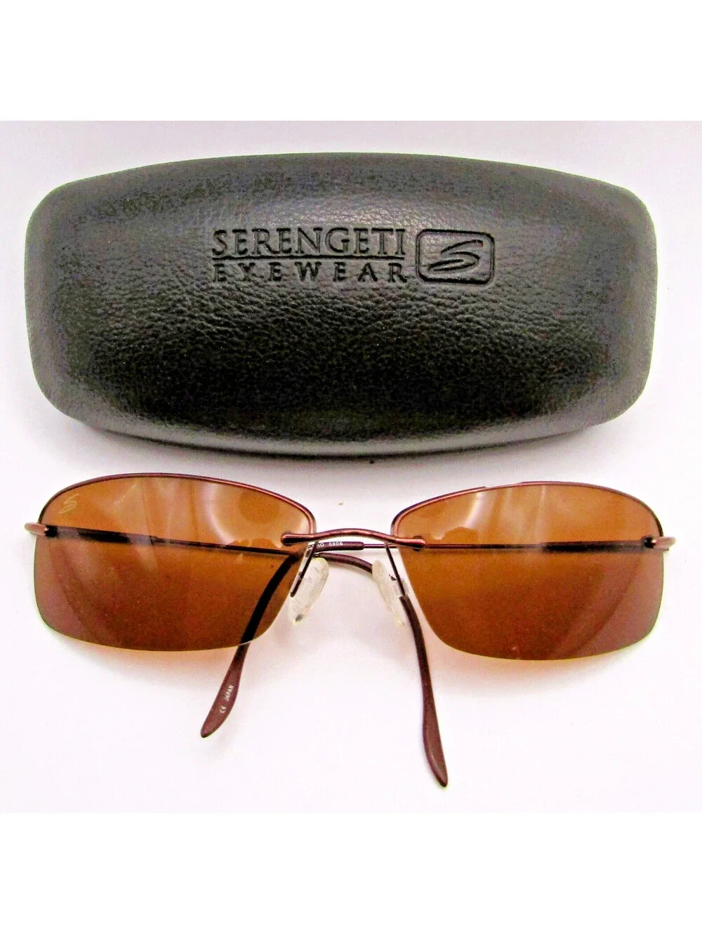 Men's Serengeti Polarmax Leggero Sunglasses Model 6906 and Original Case